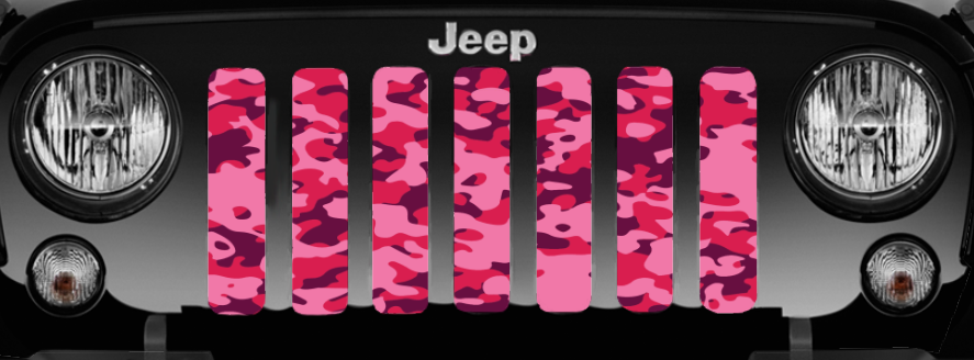 Pink Out Camo Grille Insert
