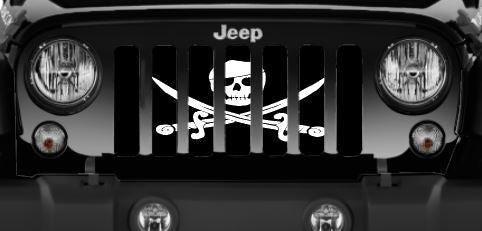 Pirate Flag - Skull and Swords Grille Insert