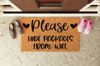 Please Hide Packages From Wife Welcome Mat