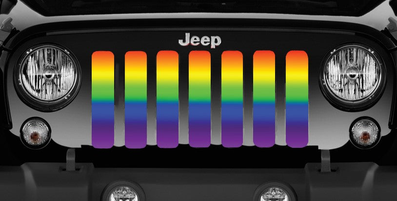 Pride Flag Ombre Grille Insert