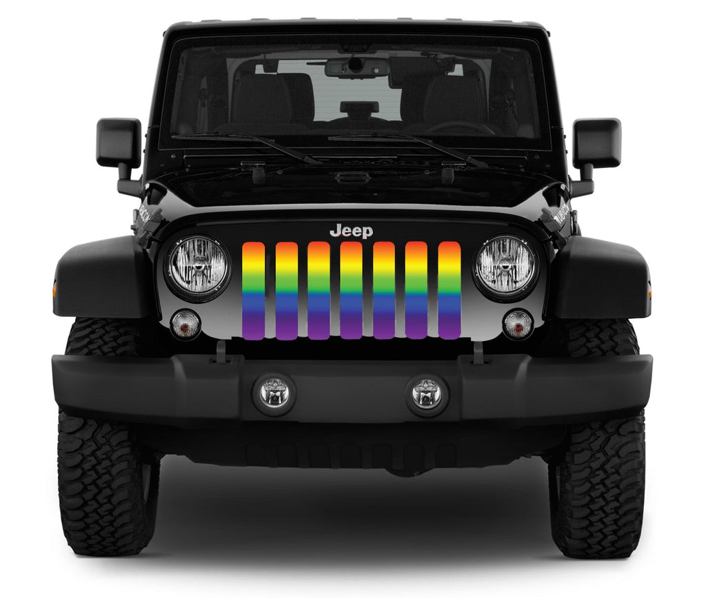 Pride Flag Ombre Grille Insert