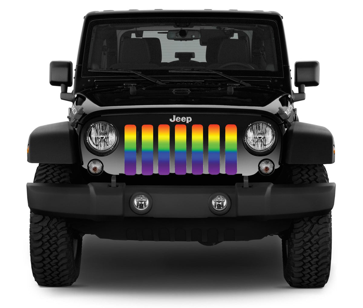 Pride Flag Ombre Grille Insert