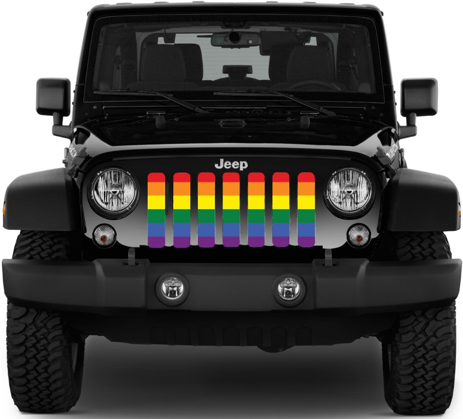 Pride Flag Grille Insert