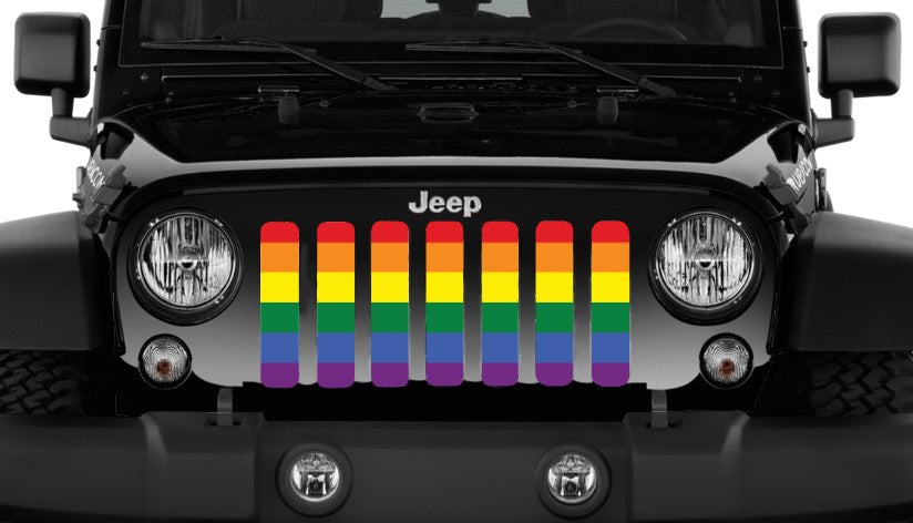 Pride Flag Grille Insert
