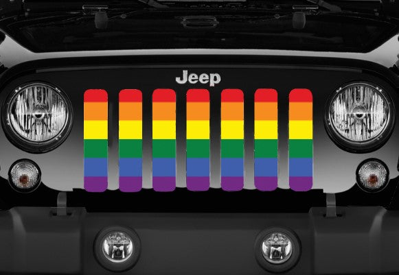 Pride Flag Grille Insert