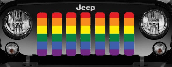 Pride Flag Grille Insert