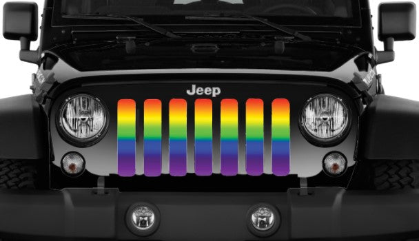 Pride Flag Ombre Grille Insert