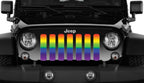 Pride Flag Ombre Grille Insert