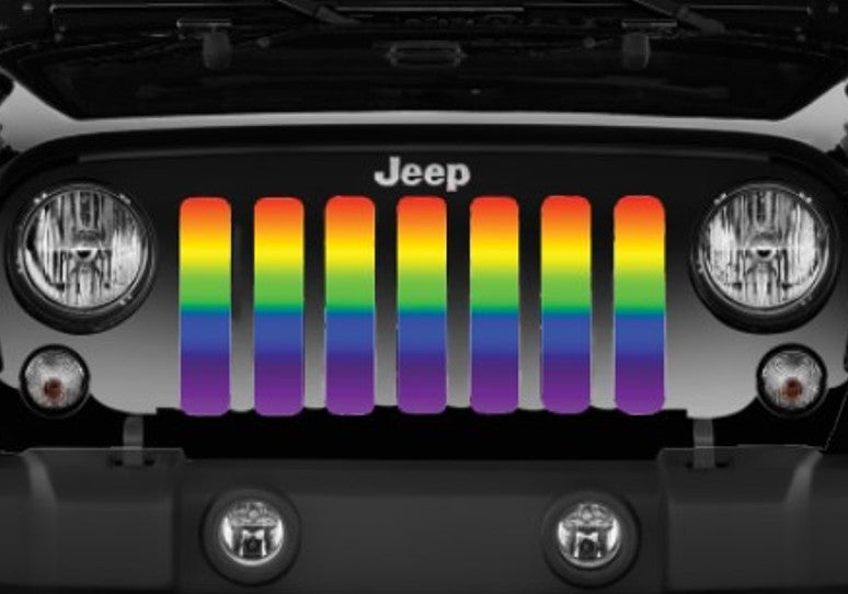 Pride Flag Ombre Grille Insert