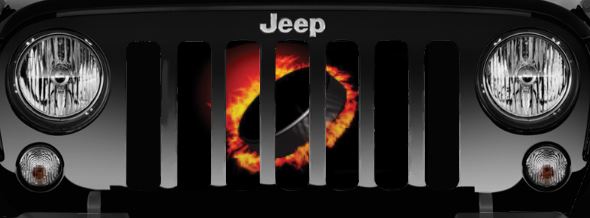 Puck On Fire Print Grille Insert