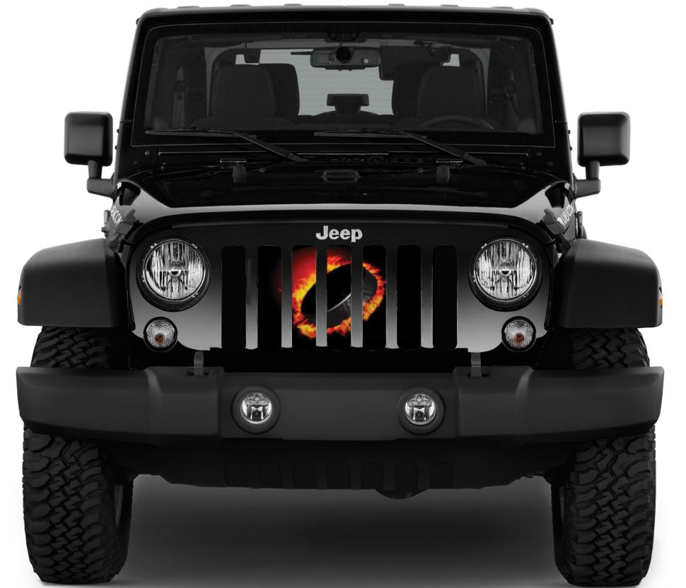 Puck On Fire Print Grille Insert