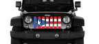 Puerto Rico Flag Grille Insert