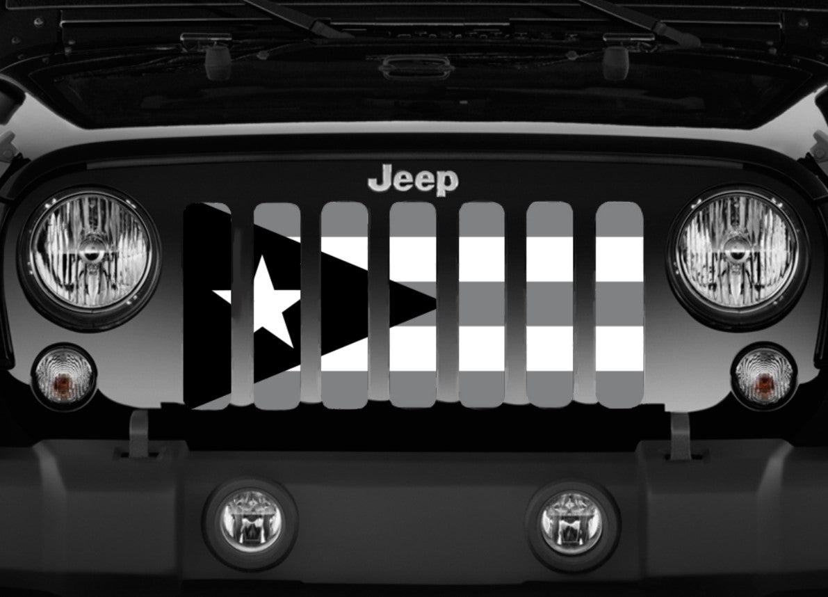 Puerto Rico Tactical Flag Grille Insert