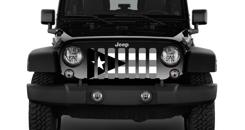 Puerto Rico Tactical Flag Grille Insert