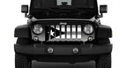 Puerto Rico Tactical Flag Grille Insert