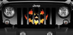 Pumpkin Face Grille Insert
