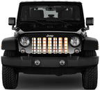 Pumpkin Plaid Grille Insert