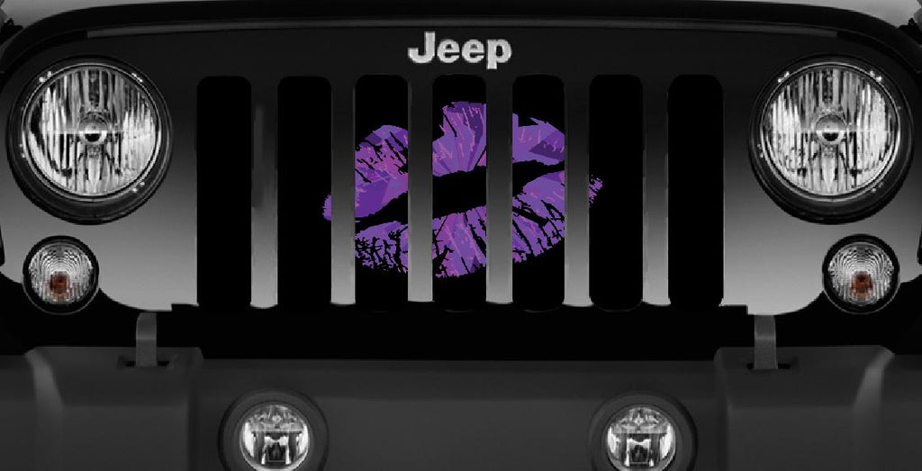 Purple Ombre Kiss Grille Insert