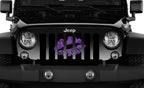 Purple Ombre Kiss Grille Insert
