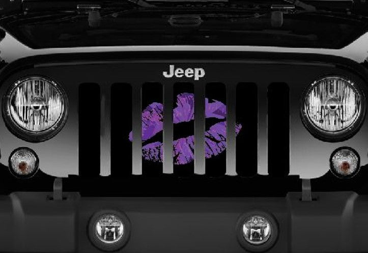 Purple Ombre Kiss Grille Insert