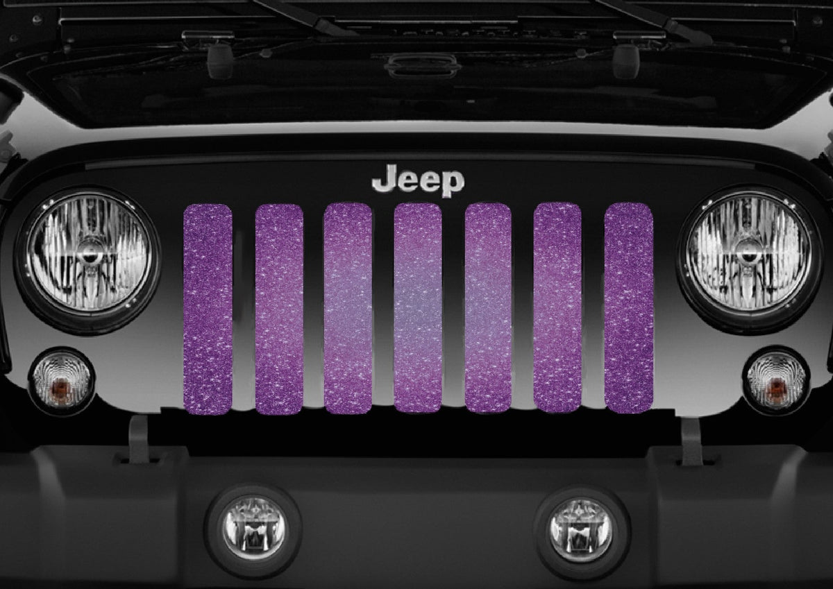 Purple Fleck Print Grille Insert