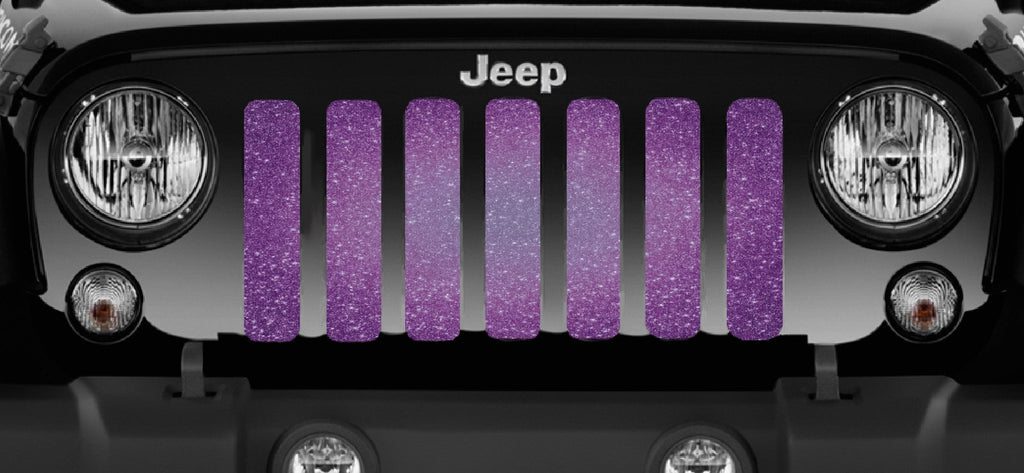 Purple Fleck Print Grille Insert