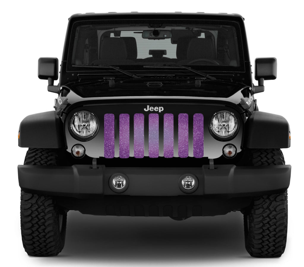 Purple Fleck Print Grille Insert