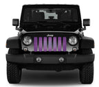 Purple Fleck Print Grille Insert