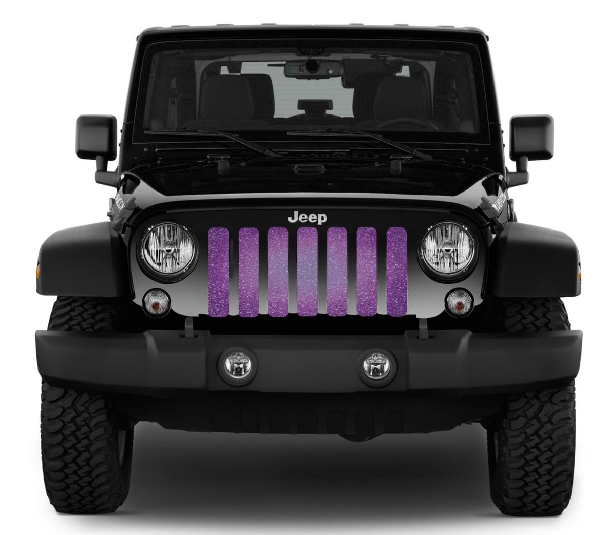Purple Fleck Print Grille Insert