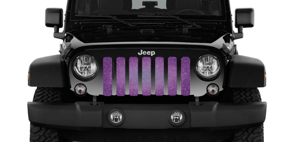 Purple Fleck Print Grille Insert