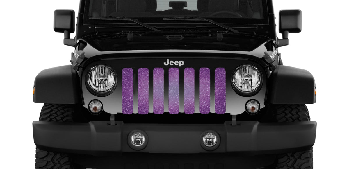 Purple Fleck Print Grille Insert