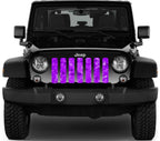 Purple Hearts Grille Insert