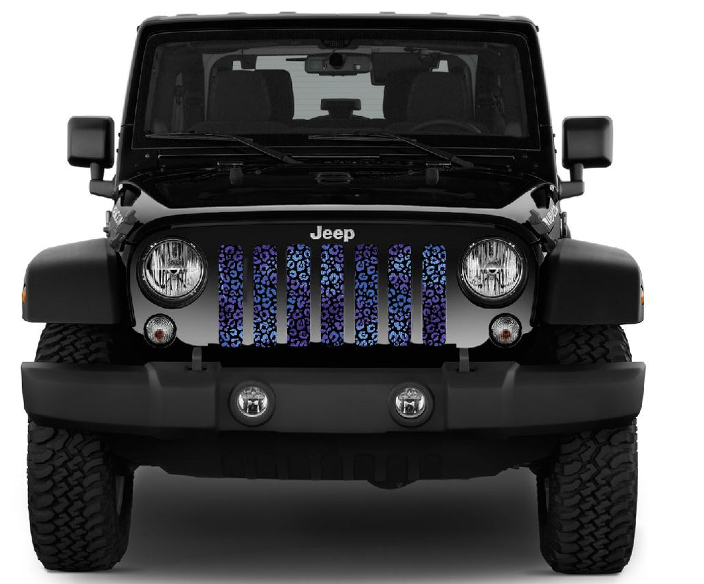 Purple Leopard Print Grille Insert