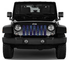 Purple Leopard Print Grille Insert