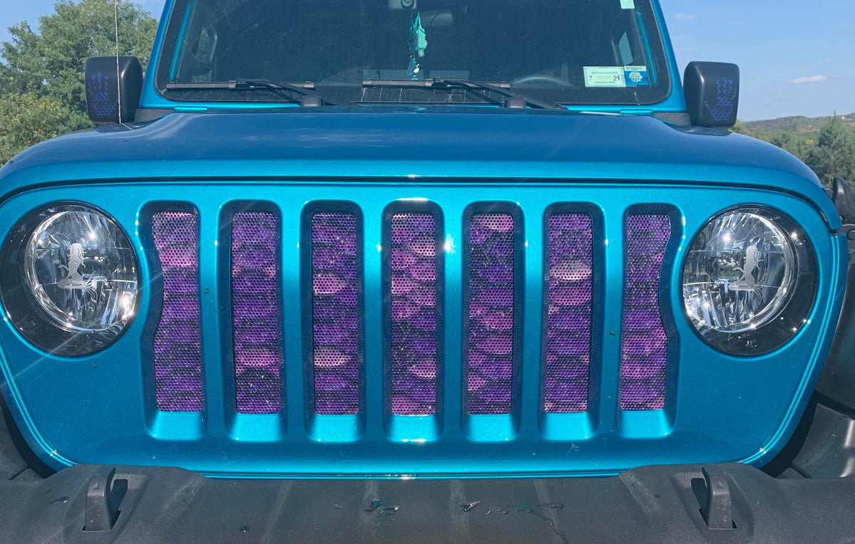 Mermaid Scales Purple Grille Insert