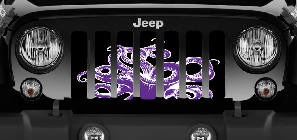 Purple Octopus Grille Insert
