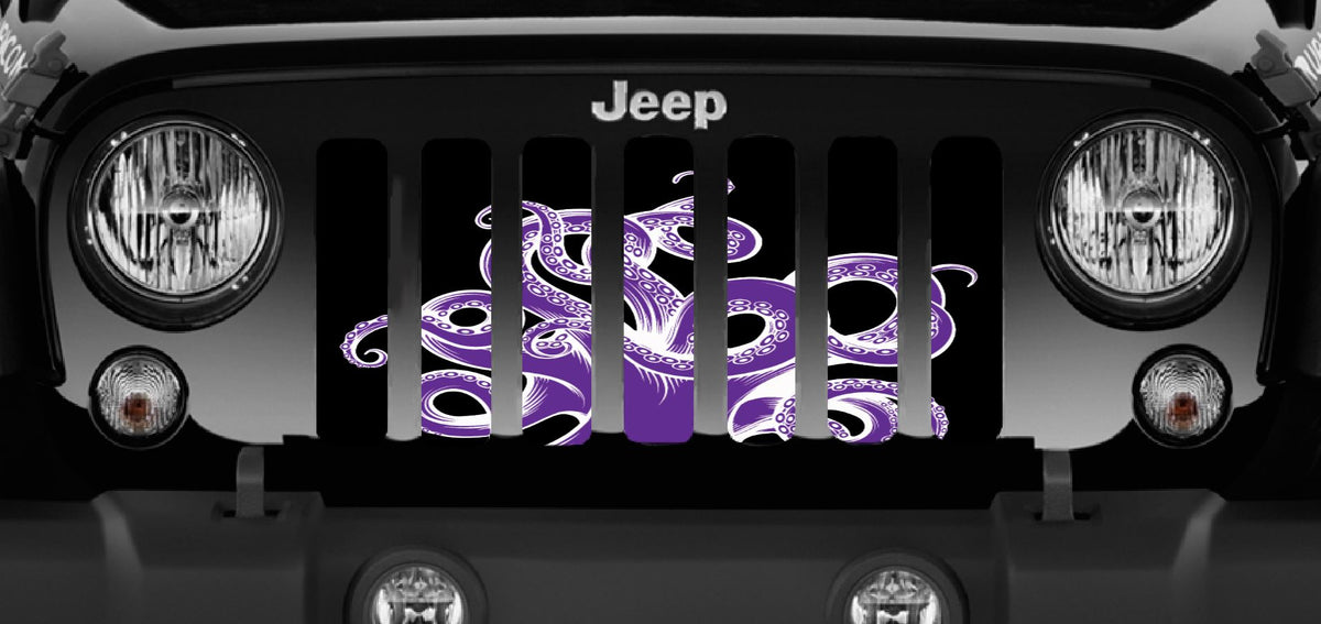 Purple Octopus Grille Insert