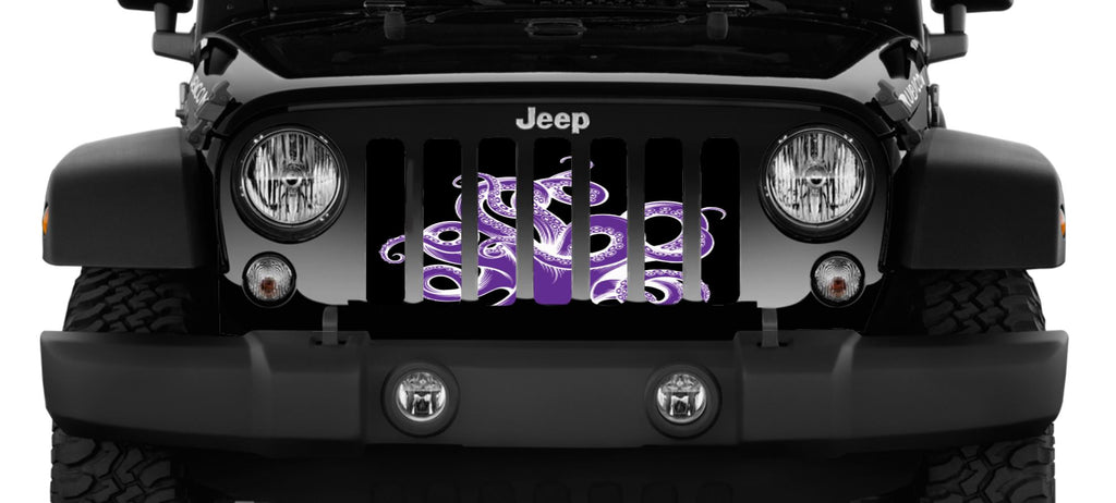 Purple Octopus Grille Insert