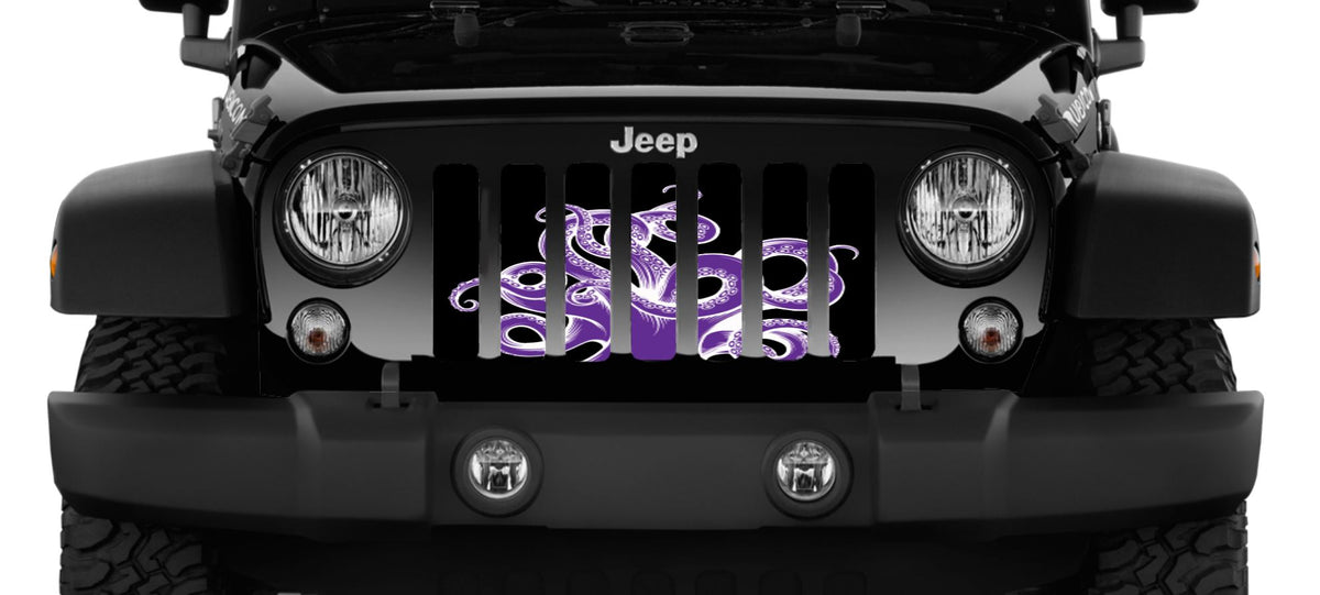 Purple Octopus Grille Insert