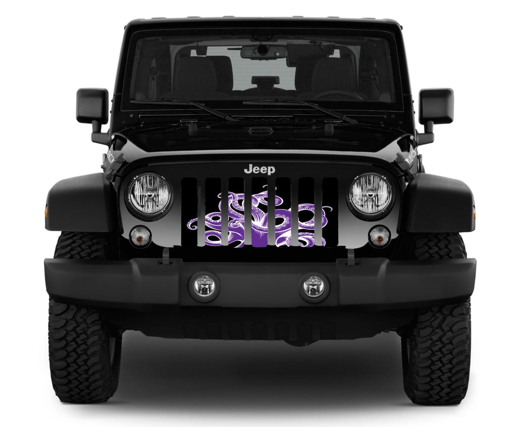 Purple Octopus Grille Insert