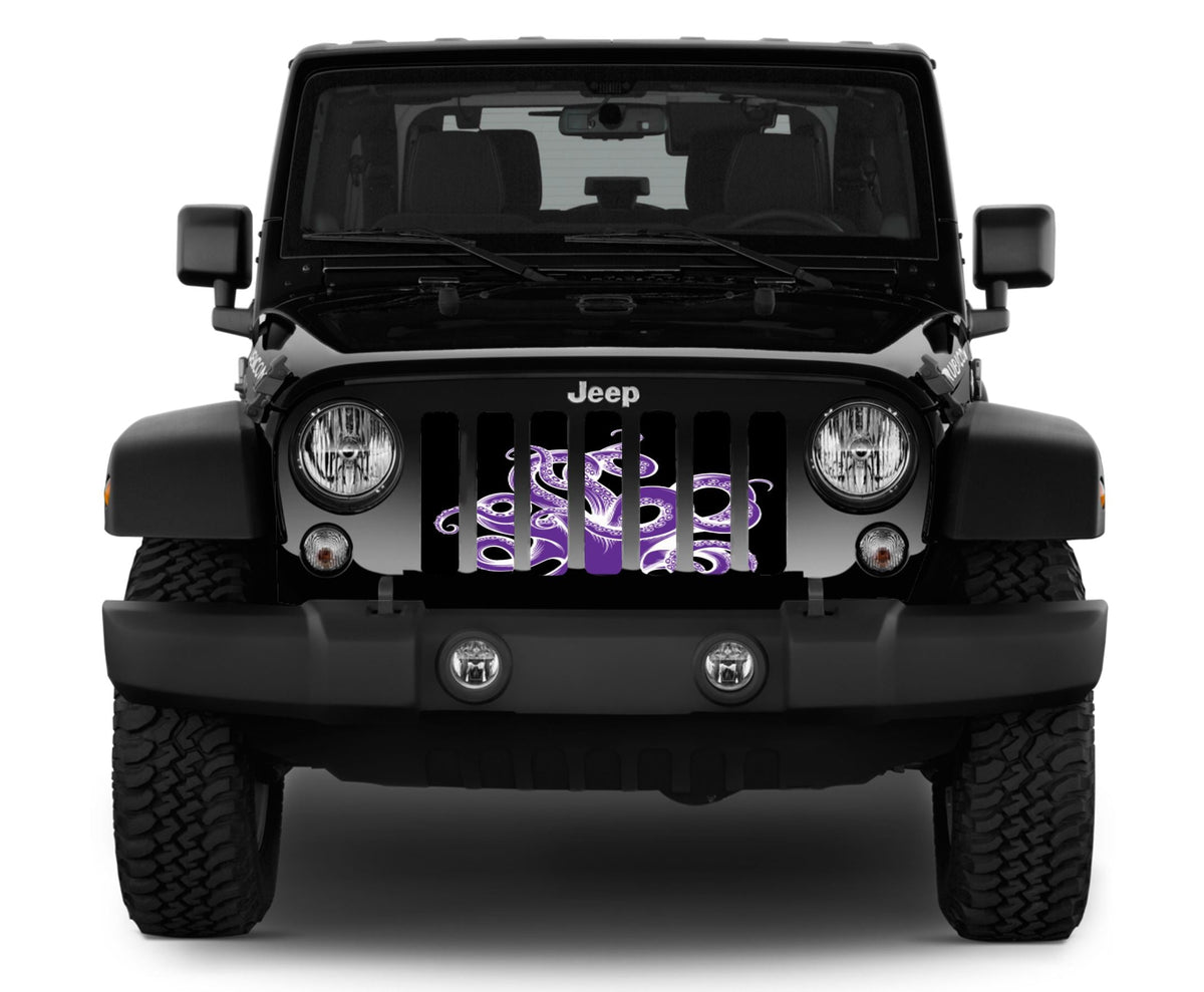 Purple Octopus Grille Insert