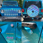 Mermaid Scales Blue & Purple Grille Insert
