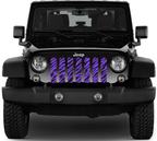 Purple Zebra Print Grille Insert