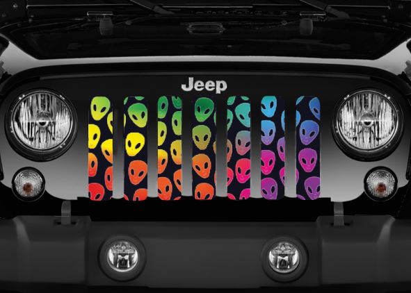 Rainbow Aliens Grille Insert