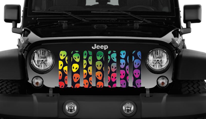 Rainbow Aliens Grille Insert