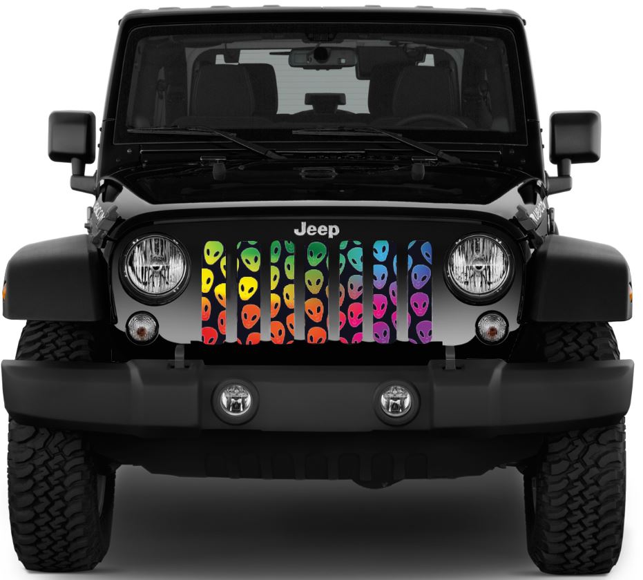 Rainbow Aliens Grille Insert