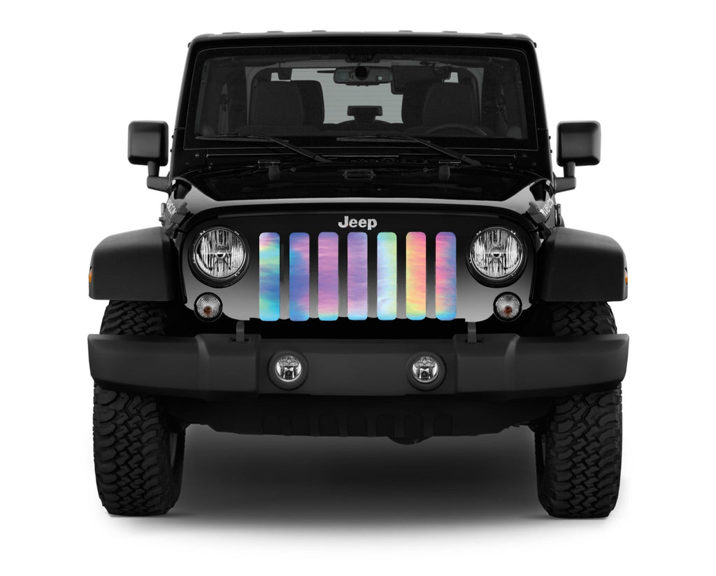Rainbow Chrome Grille Insert