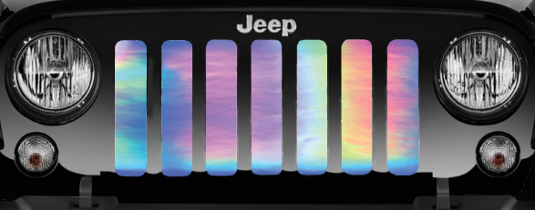 Rainbow Chrome Grille Insert