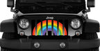 Rainbow Pride Flag Grille Insert