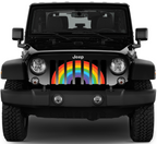 Rainbow Pride Flag Grille Insert